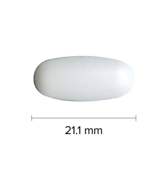 Webber Naturals Calcium Citrate High Absorption 300mg 120 tablets 21.1 mm length tablets