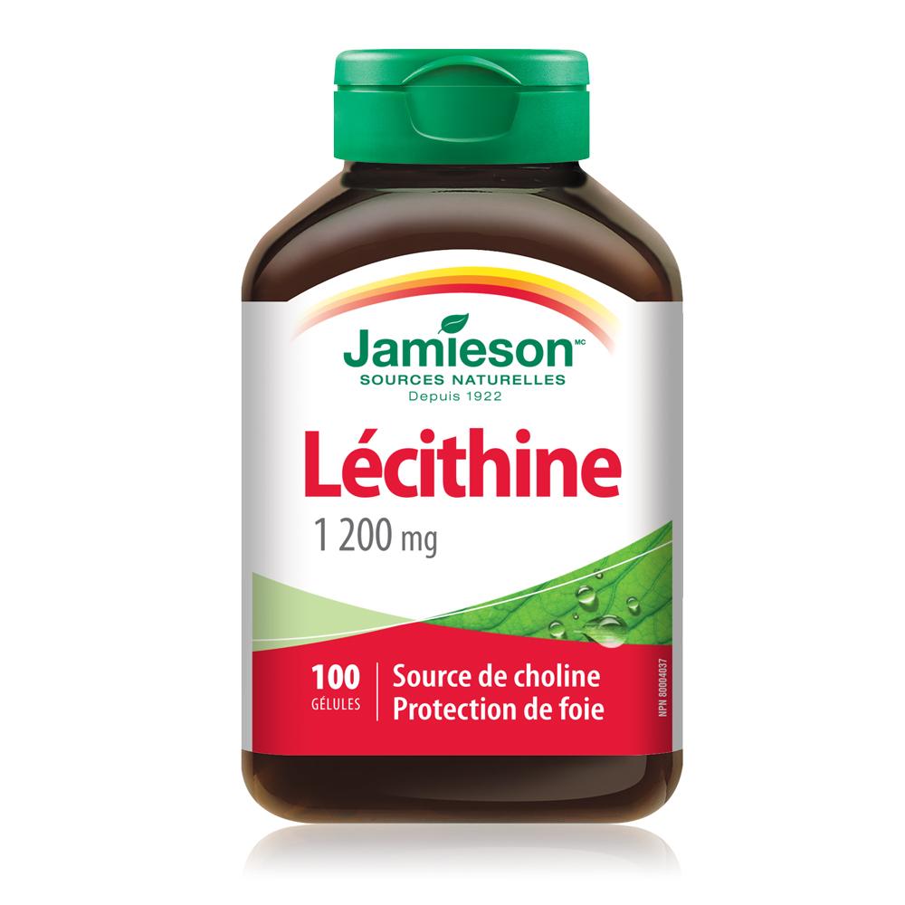 健美生 Jamieson Lecithine 1200 mg, 100 Softgels