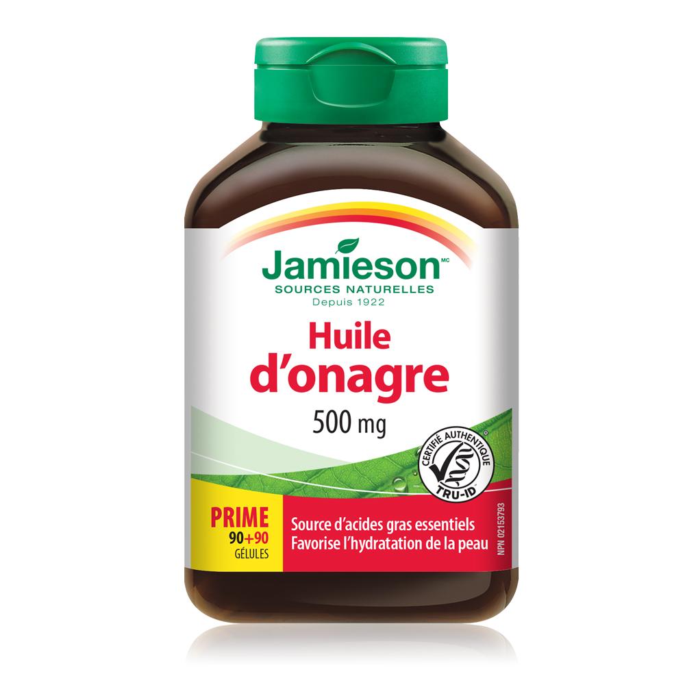 健美生 Jamieson Evening Primrose Oil, 90+90 BONUS softgels french