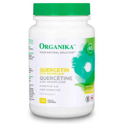 Organika Quercetin with Bromelain 500mg 120 caplets